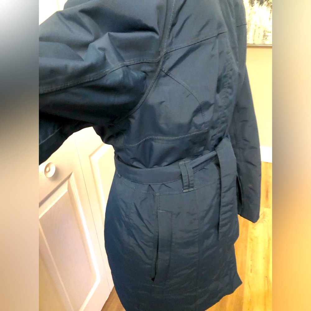 Ladies Teal The North Face Parka - Picture 8 of 10